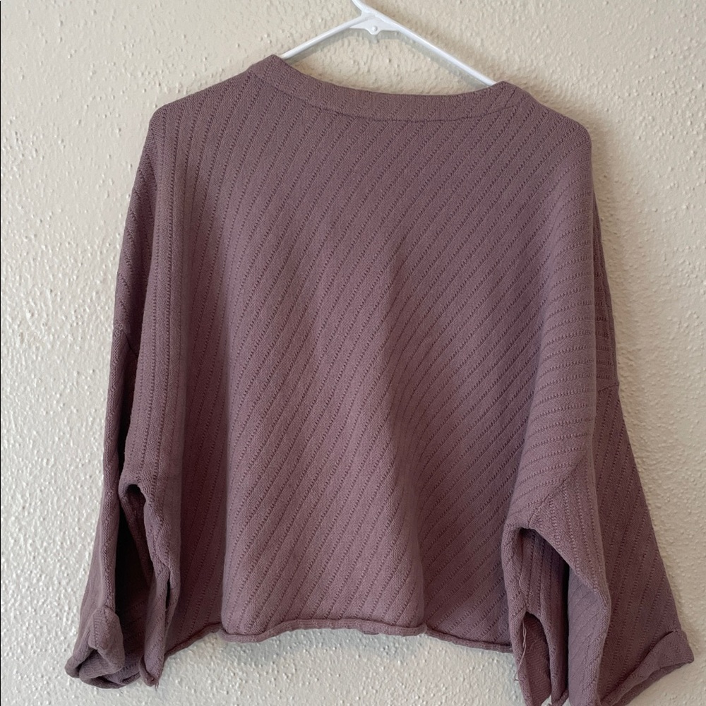 Papermoon Dusty Rose Crew Neck Sweater
